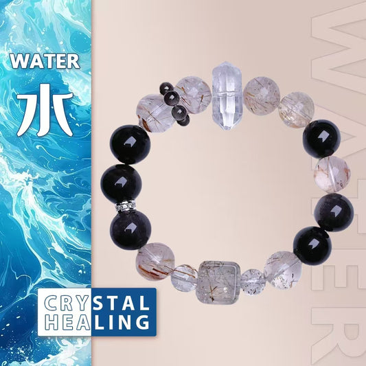 Black Gold Super Seven Crystal Bracelet · Grounding & Transformation Energy