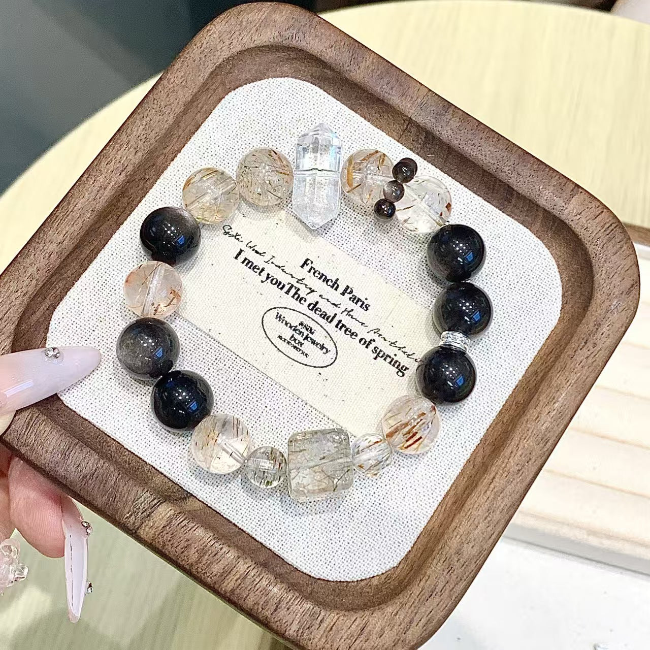 Black Gold Super Seven Crystal Bracelet · Grounding & Transformation Energy