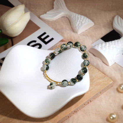 Moss Agate Harmony Bracelet