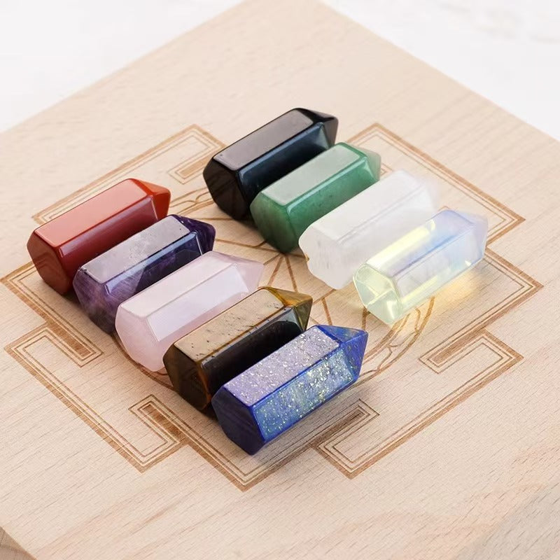 7 Chakra Crystal Wand Set