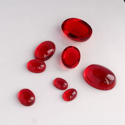 Natural Garnet Cabochon 4×6mm  Crystal