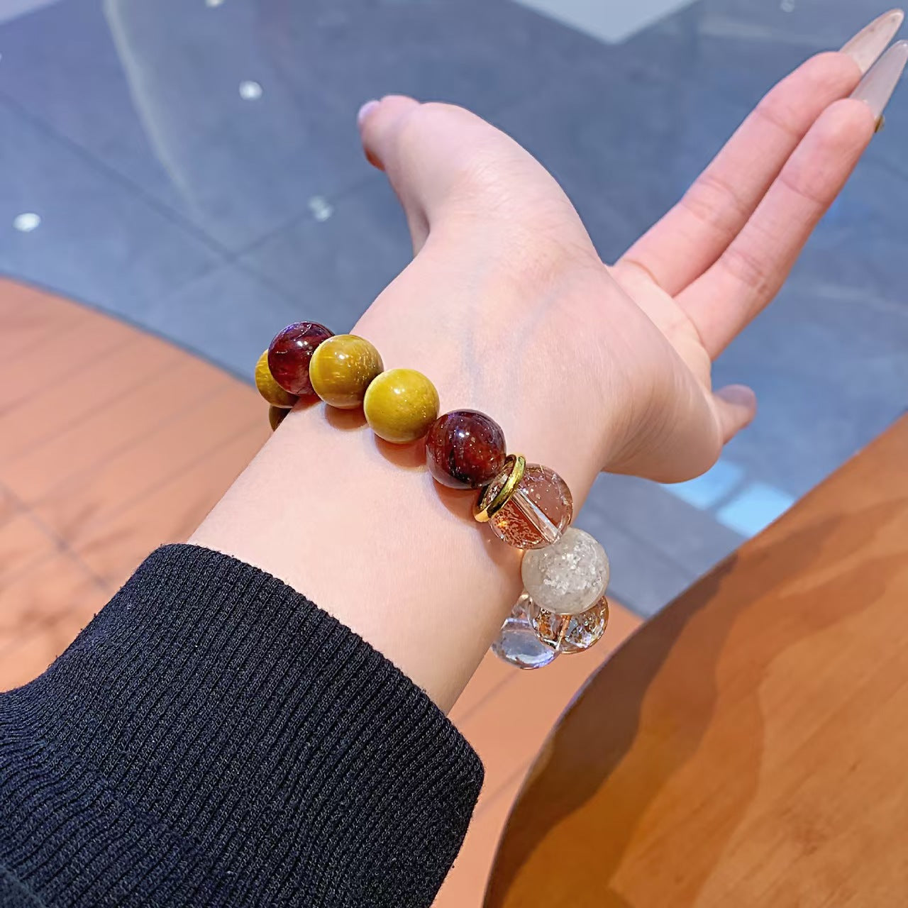 Golden Fire Rutilated Quartz Bracelet