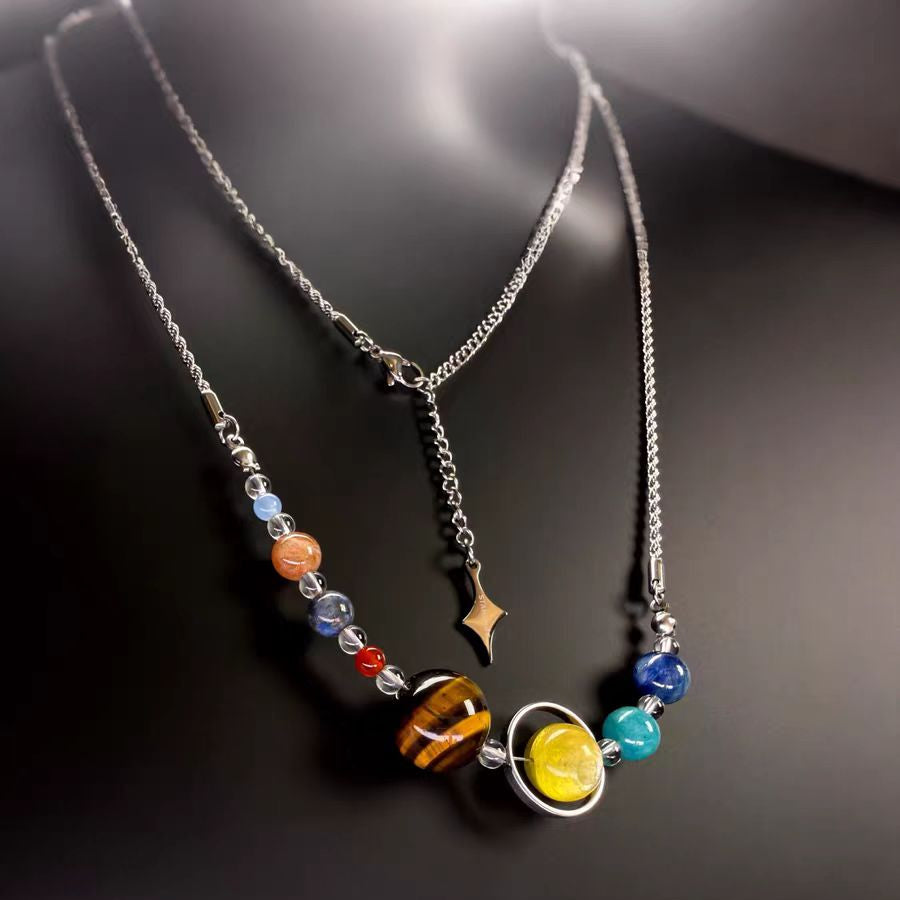 Celestial Orbit Necklace — The Solar System Collection