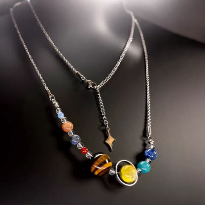 Celestial Orbit Necklace — The Solar System Collection