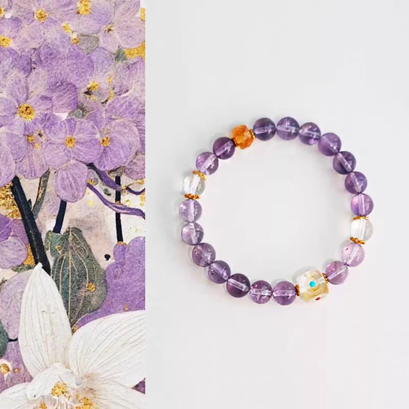 Amethyst Aura Bracelet