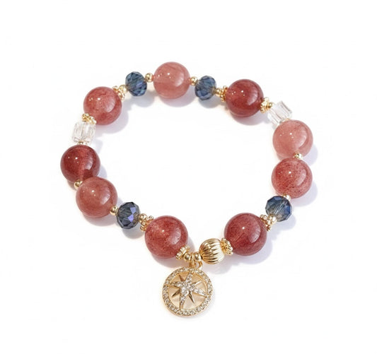 Strawberry Quartz  Bracelet