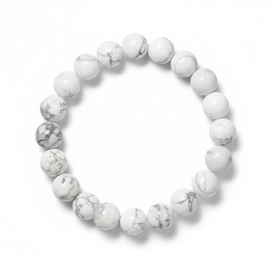 White Howlite Crystal Bracelet