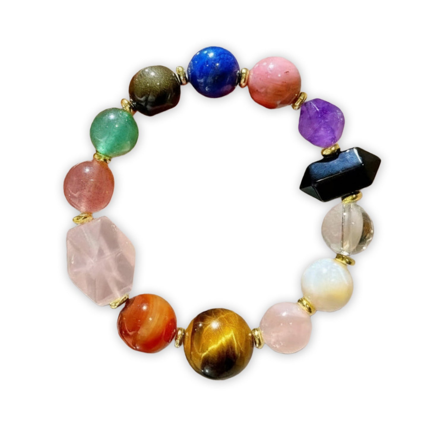 Natural Multi-Gemstone Bracelet
