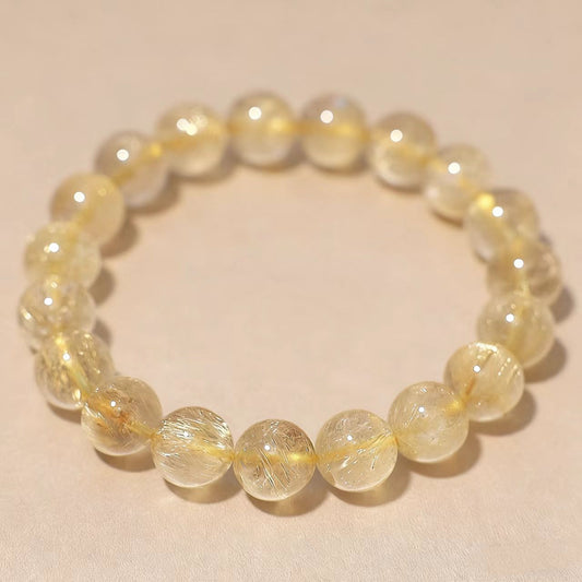 Golden Rutilated Quartz Bracelet