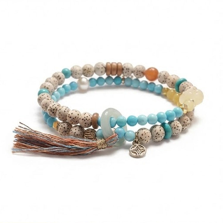 Ethnic Mountain Breeze Double-Layer  Bracelet