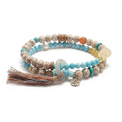 Ethnic Mountain Breeze Double-Layer  Bracelet