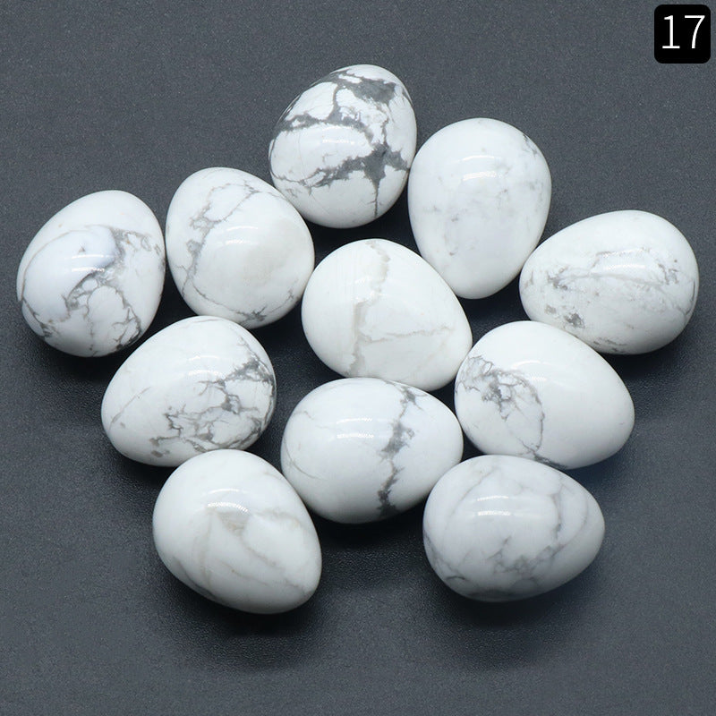 The Genesis Collection: 20mm Mini Natural Crystal & Agate Eggs | Spiritual Home Decor & Easter Energy Gifts