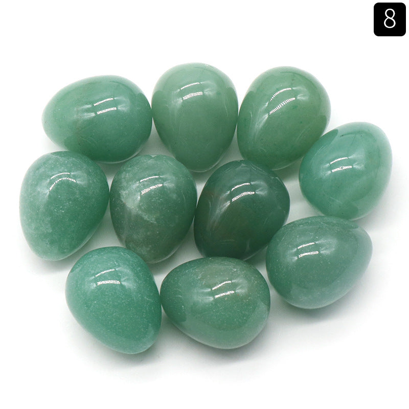 The Genesis Collection: 20mm Mini Natural Crystal & Agate Eggs | Spiritual Home Decor & Easter Energy Gifts