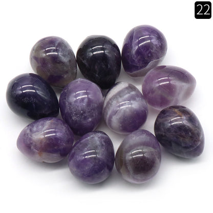 The Genesis Collection: 20mm Mini Natural Crystal & Agate Eggs | Spiritual Home Decor & Easter Energy Gifts