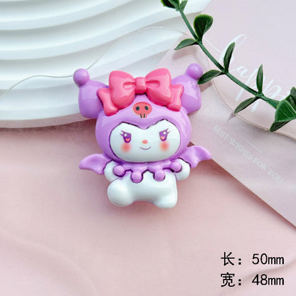 Sweet Angel Puppy Resin Charm for DIY Phone Cases and Crafts