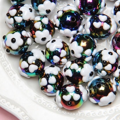 Viral Hand-Painted Resin Beads | DIY Beading Supplies | Phone Charm, Car Hanging, Bag Charm Loose Beads Wholesale DIY Accessories
