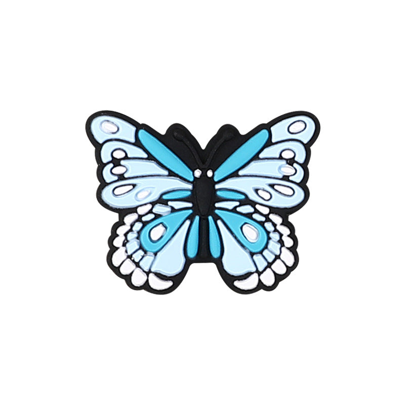Butterfly Silicone Beads for Kids DIY Jewelry Making – Colorful Insect Focal Beads for Bracelets, Crafts & Accessories（20pcs)