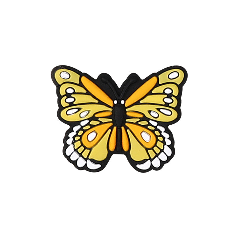Butterfly Silicone Beads for Kids DIY Jewelry Making – Colorful Insect Focal Beads for Bracelets, Crafts & Accessories（20pcs)