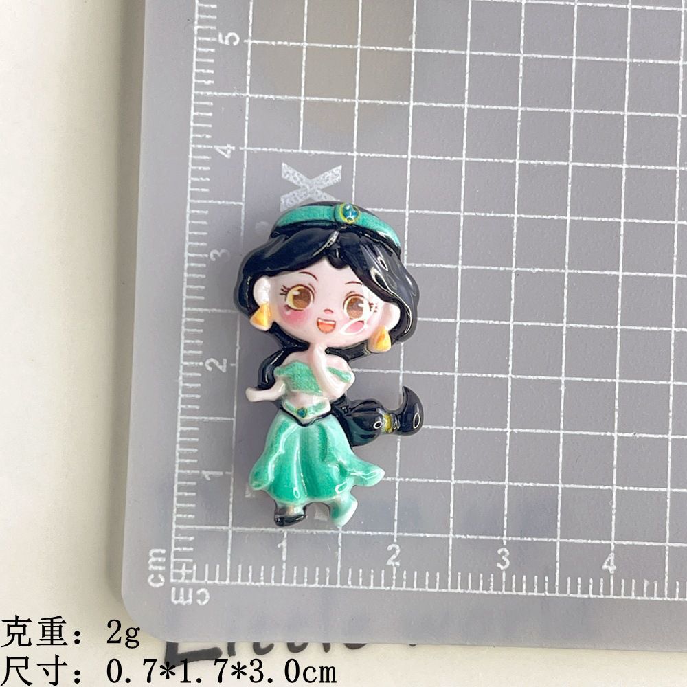 Mini Snow Princess Resin Charm for DIY Phone Cases and Accessories