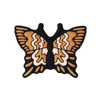 Butterfly Silicone Beads for Kids DIY Jewelry Making – Colorful Insect Focal Beads for Bracelets, Crafts & Accessories（20pcs)