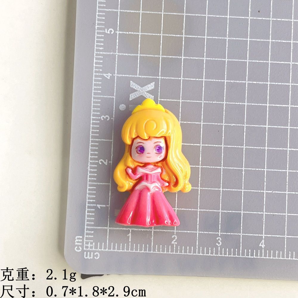 Mini Snow Princess Resin Charm for DIY Phone Cases and Accessories