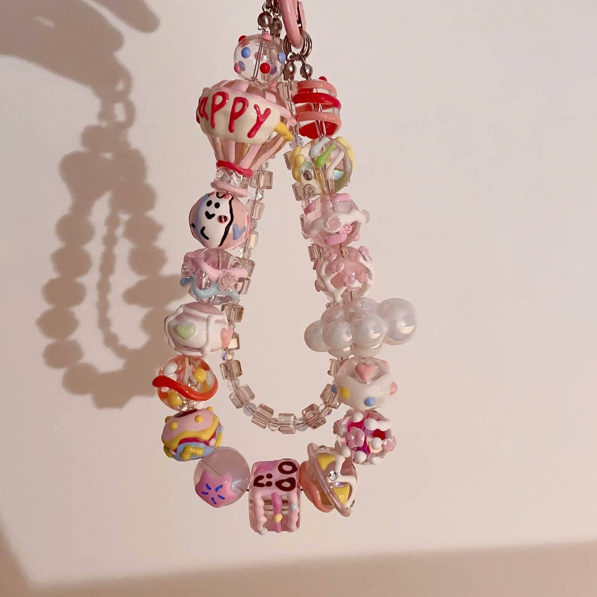 Special-shaped heavy industry hand-painted beads cartoon loose beads beaded DIY accessories material bag bracelet car hanging