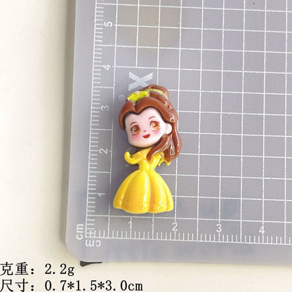 Mini Snow Princess Resin Charm for DIY Phone Cases and Accessories
