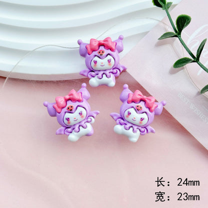 Sweet Angel Puppy Resin Charm for DIY Phone Cases and Crafts