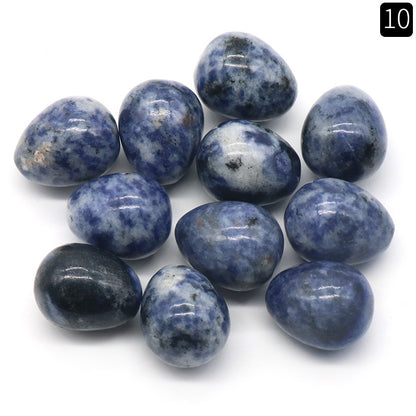 The Genesis Collection: 20mm Mini Natural Crystal & Agate Eggs | Spiritual Home Decor & Easter Energy Gifts