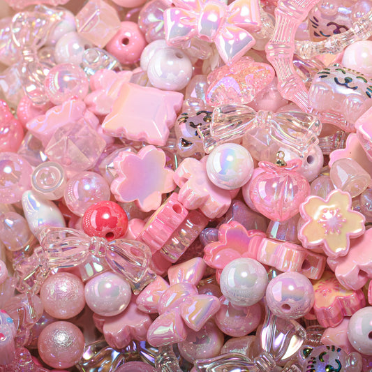 Acrylic loose beads DIY mobile phone chain bag chain beading accessories material