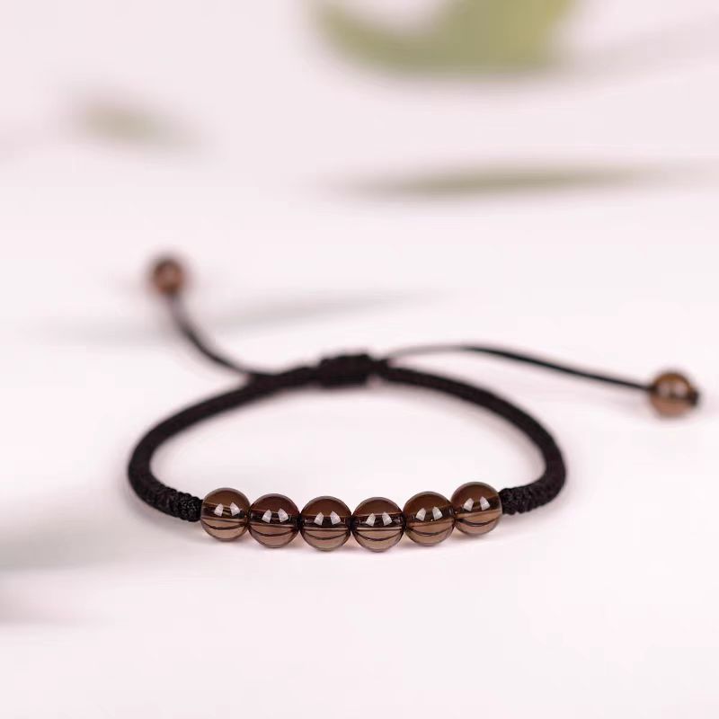 moky Quartz Adjustable Macrame Bracelet