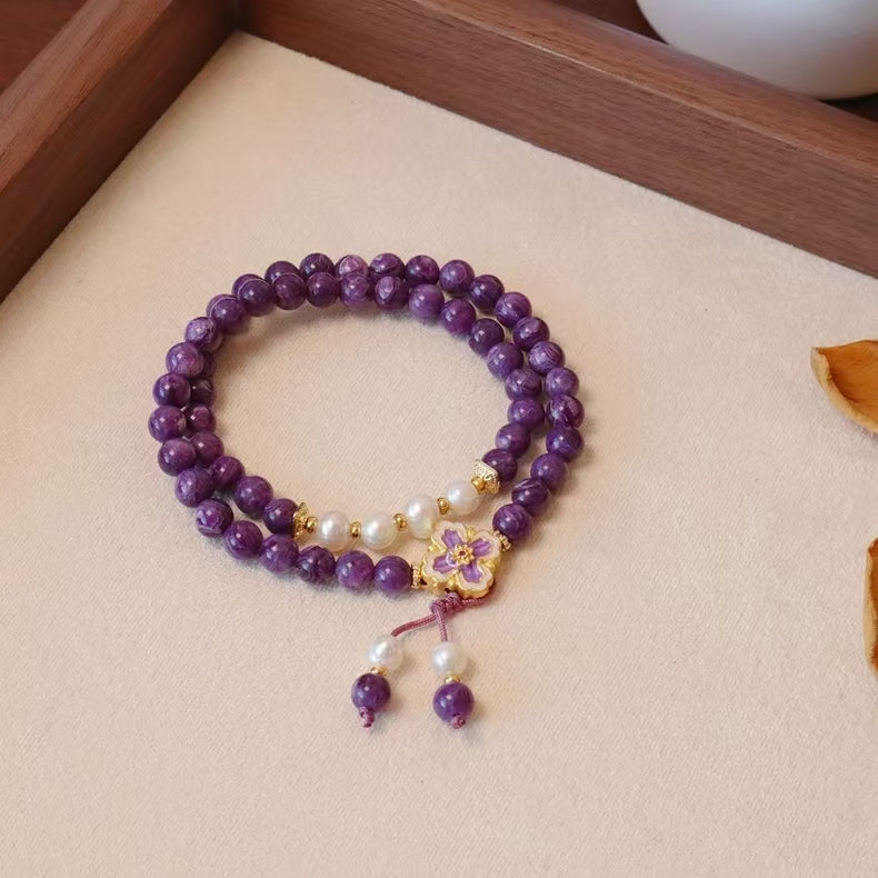 Natural Charoite Bracelet