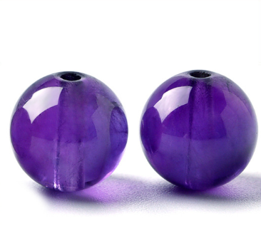Amethyst Single Beads for DIY Bracelets | Natural Gemstone Gems | SoulstoneHouse