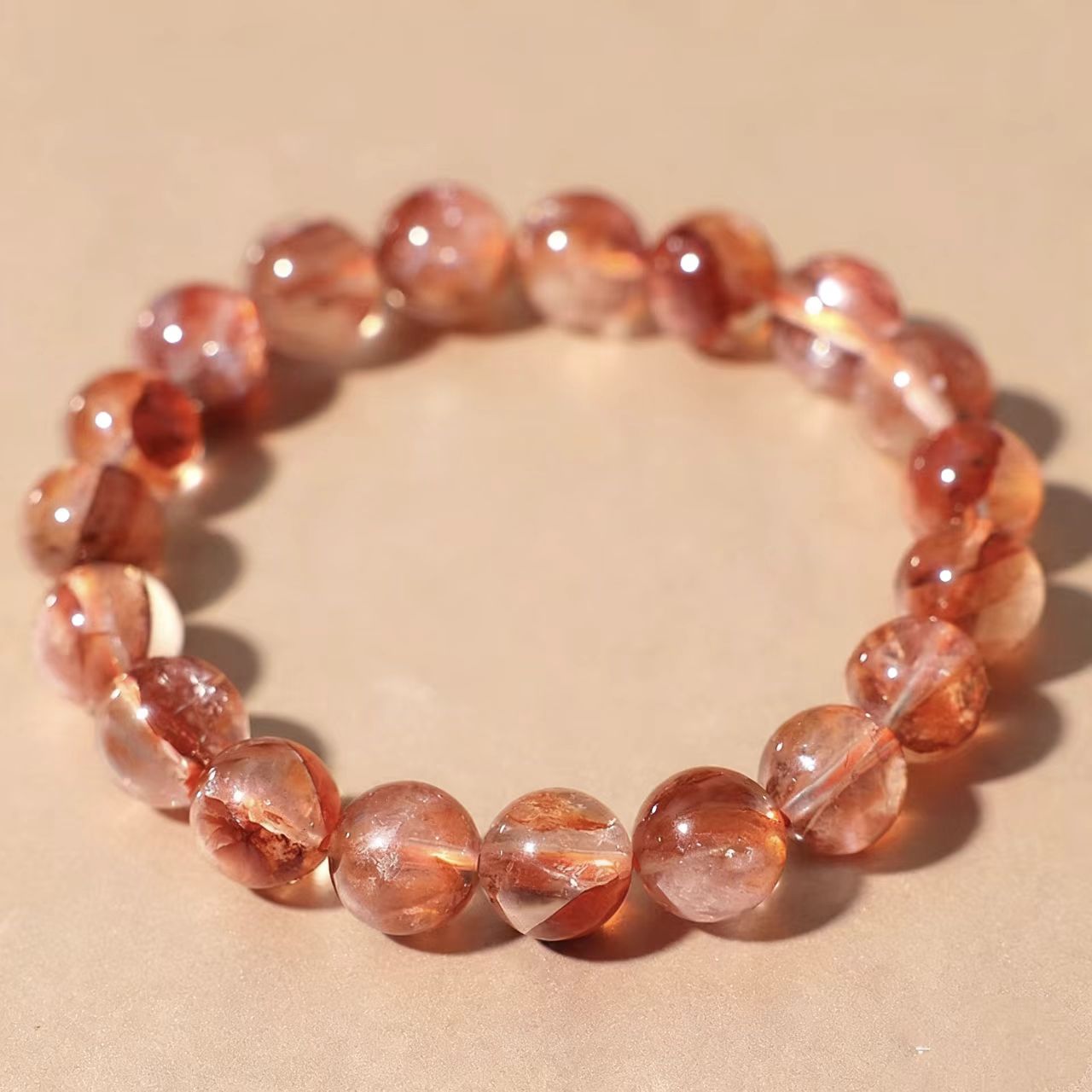 Hematoid Quartz bracelet