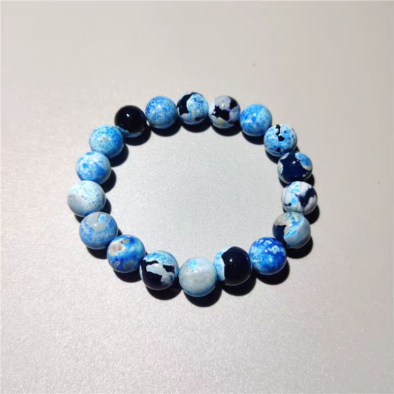 Blue Fire Agate Energy Bracelet
